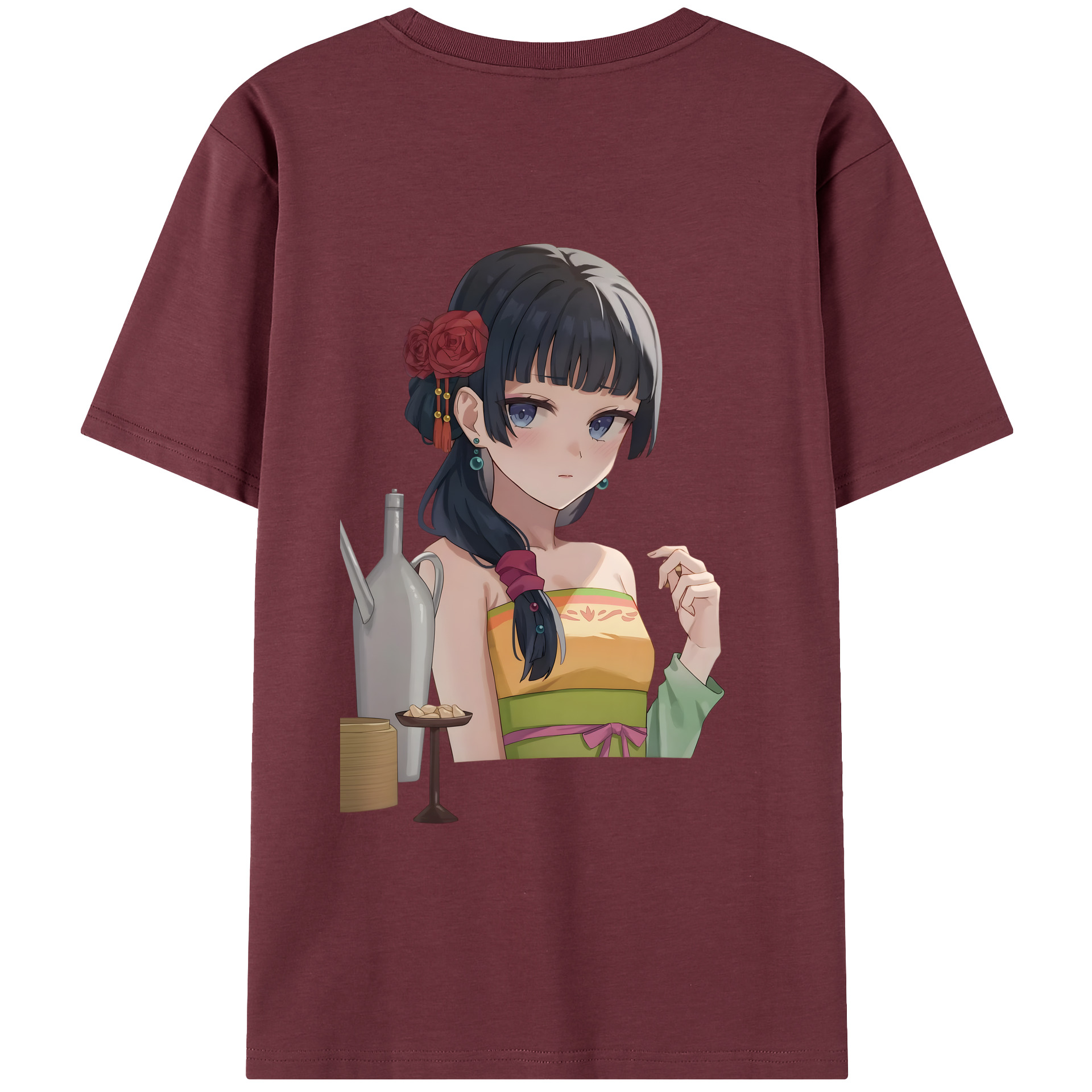 （画像用） 薬屋のひとりごと The Apothecary Diaries 綿100％半袖Tシャツ（背面プリント）